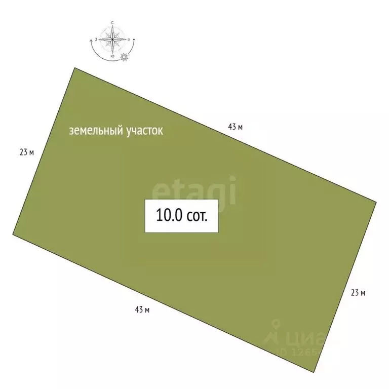 Участок в Новосибирская область, Коченево рп ул. Трактовая (10.0 сот.) - Фото 2