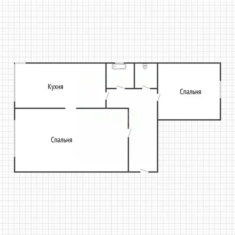 2-к кв. Белгородская область, Белгородский район, Северный городское ... - Фото 1
