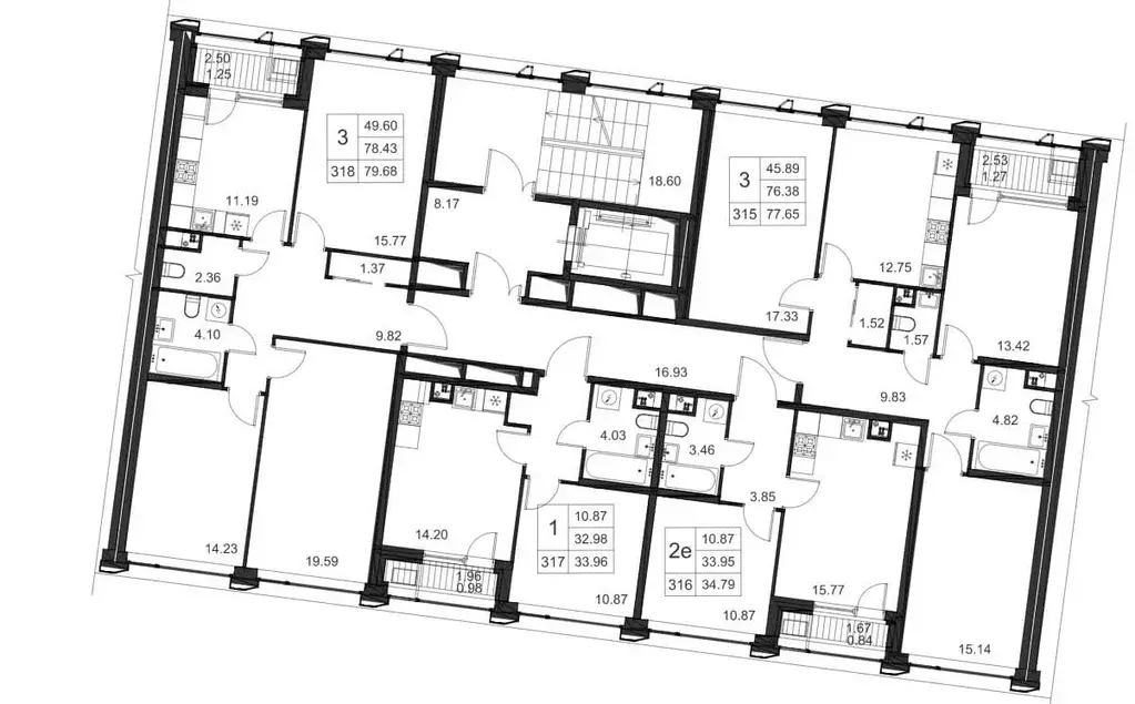 3-к кв. Санкт-Петербург ул. Челюскина, 8 (80.3 м) - Фото 1