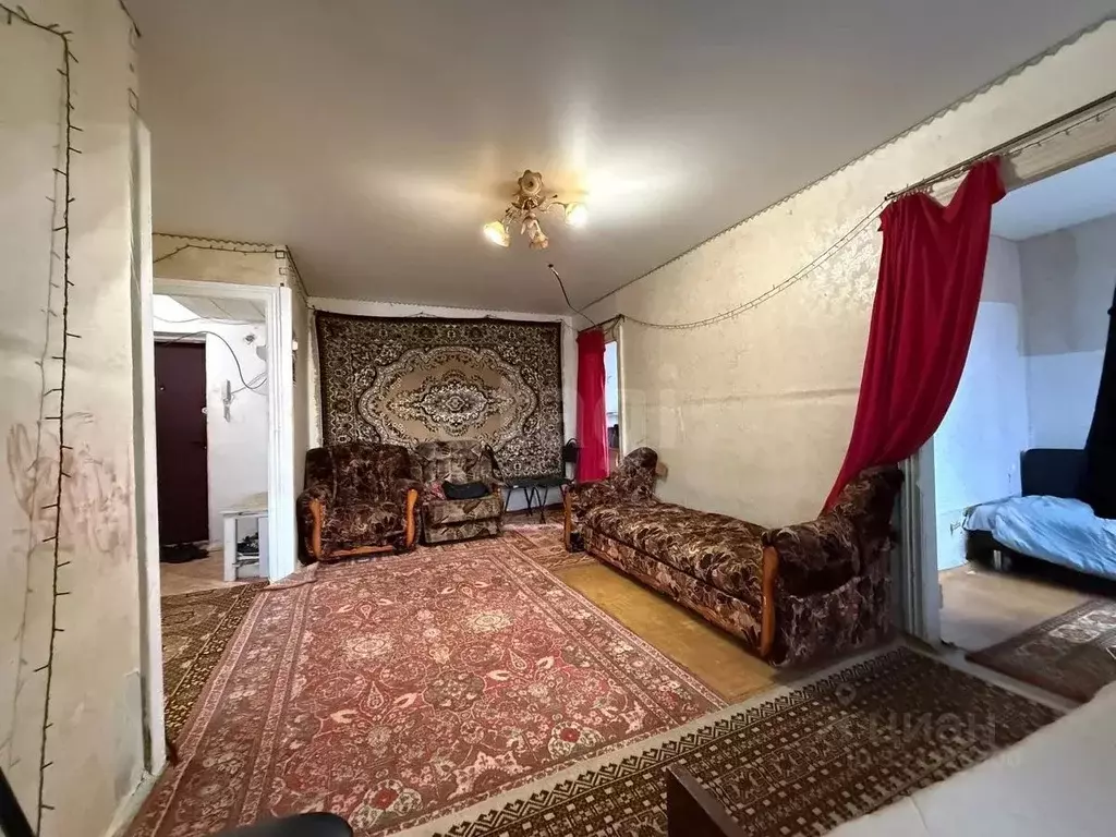 3-к кв. Тульская область, Новогуровский рп ул. Центральная, 23 (42.4 ... - Фото 1