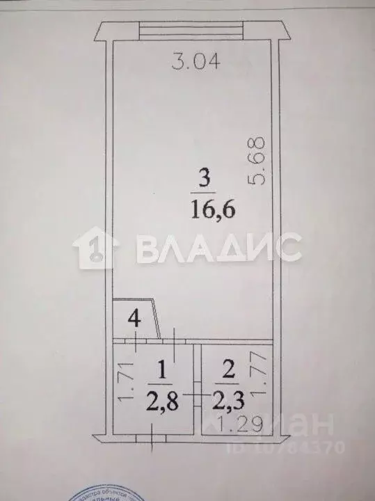 1-к кв. Кемеровская область, Кемерово Инициативная ул., 27а (22.0 м) - Фото 1