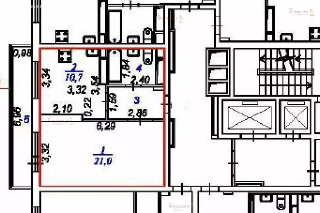 1-комнатная квартира: Екатеринбург, улица Старых Большевиков, 3 (40 м) - Фото 0