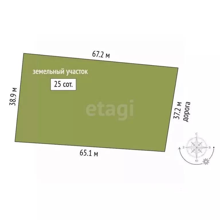 Участок в Владимирская область, Покров городской округ, д. Мячиково ... - Фото 2