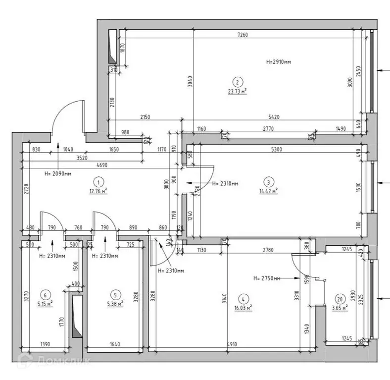 Продаётся 2-к квартира, 78.2 м - Фото 1