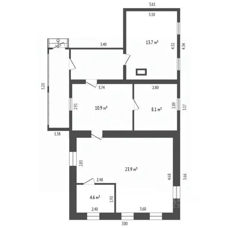 Дом в Кемеровская область, Кемерово Алданская ул. (60 м) - Фото 2