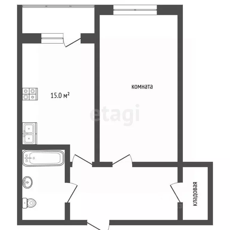 1-к кв. Орловская область, Орел Цветочный проезд, 4А (50.0 м) - Фото 2