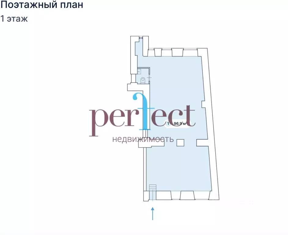 Помещение свободного назначения в Москва Малая Бронная ул., 4 (97 м) - Фото 1