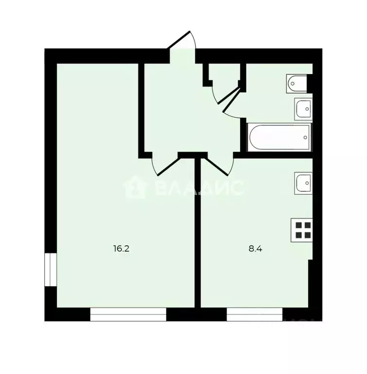 1-к кв. Санкт-Петербург Звездная ул., 4 (31.5 м) - Фото 2