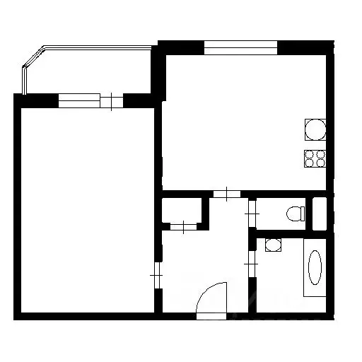 1-к кв. Санкт-Петербург Туристская ул., 8К3 (35.0 м) - Фото 1