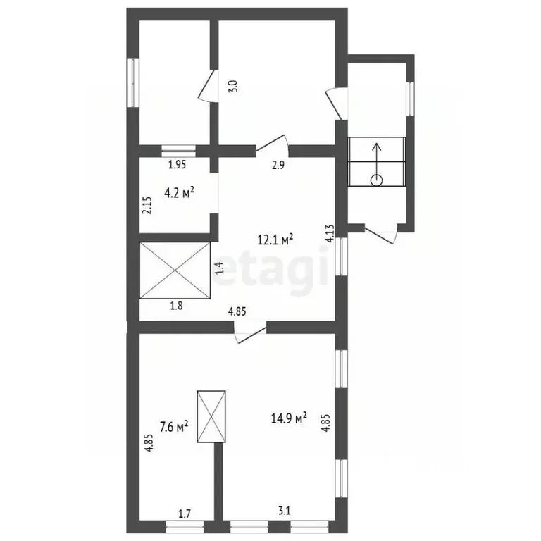 Дом в Нижегородская область, Выкса городской округ, Виля рп ул. ... - Фото 1