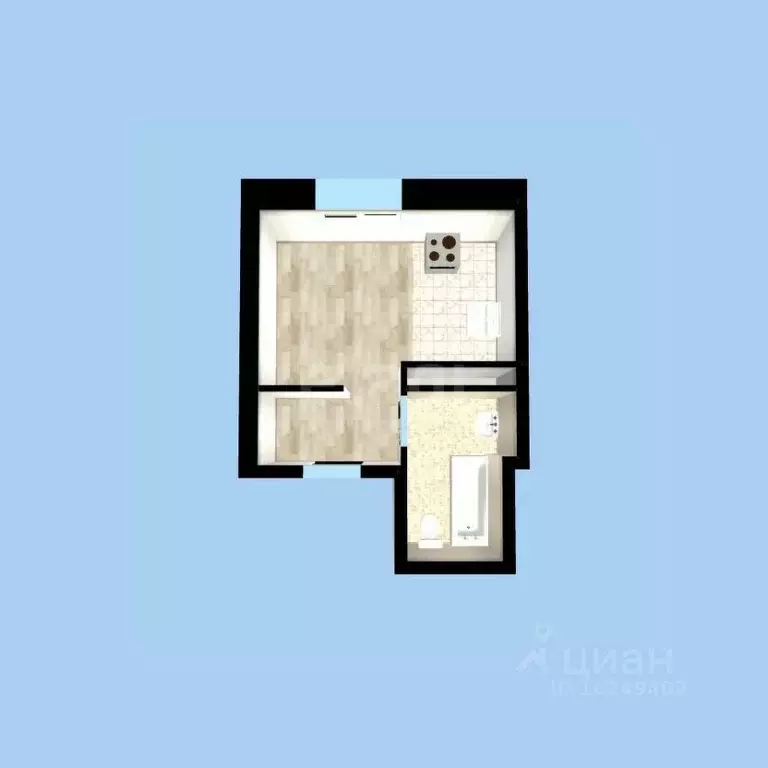 Студия Башкортостан, Уфа ул. Аксакова, 51 (18.4 м) - Фото 1