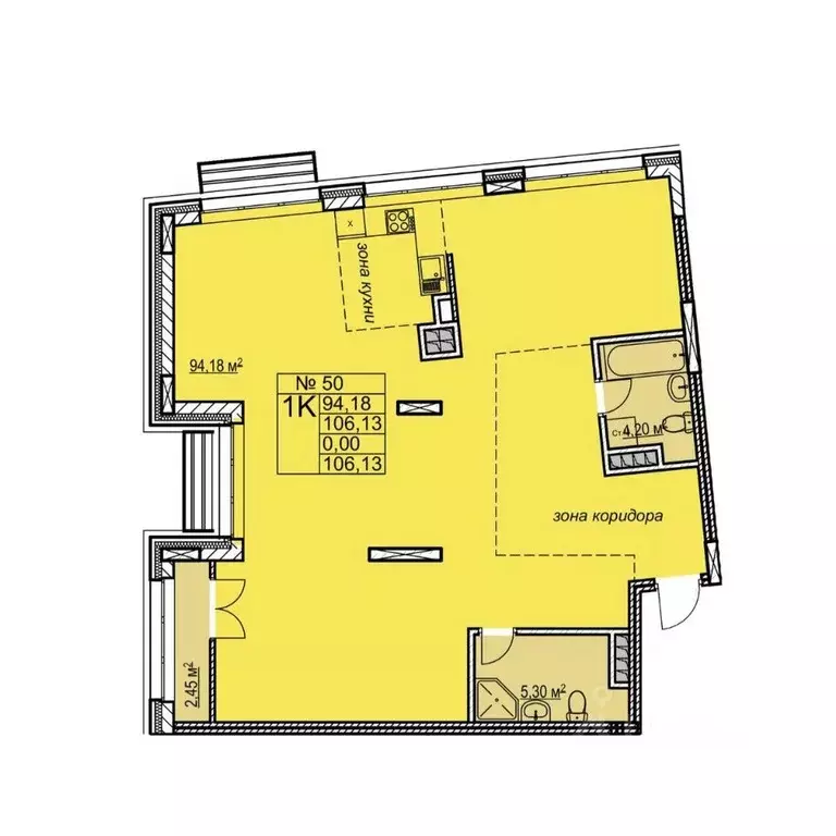 3-к кв. Нижегородская область, Нижний Новгород Приоритет жилой ... - Фото 1