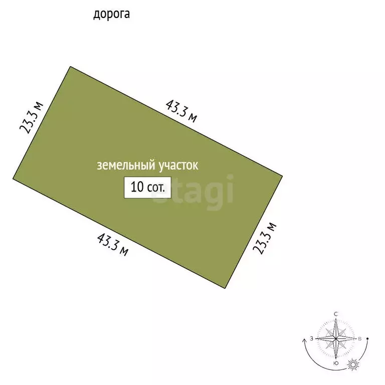 Участок в Севастополь, садоводческое некоммерческое товарищество ... - Фото 1