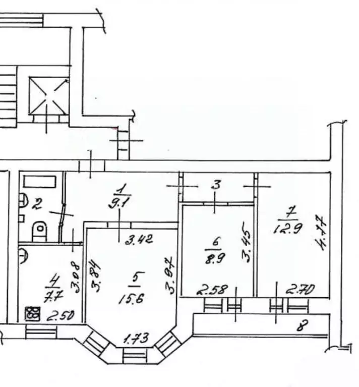 3-к кв. Владимирская область, Ковров Комсомольская ул., 95 (61.5 м) - Фото 1