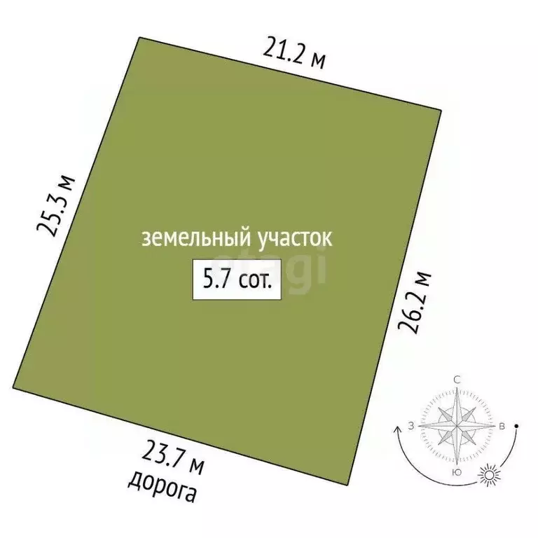 Участок в Севастополь Нахимовский р-н, пос. Солнечный, ул. Владимира ... - Фото 2