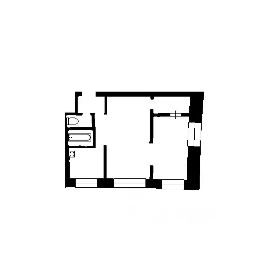 2-к кв. Воронежская область, Воронеж Ленинский просп., 45 (44.1 м) - Фото 2