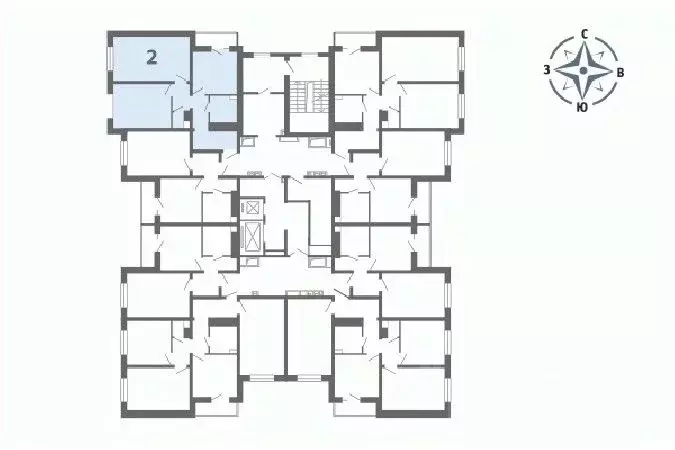 2-к кв. Воронежская область, Воронеж ул. Шидловского, 5 (62.1 м) - Фото 1