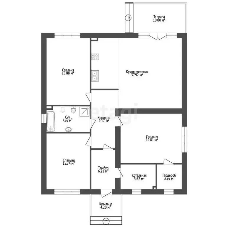 Дом в Московская область, городской округ Щёлково, КП Наследие (122.4 ... - Фото 1