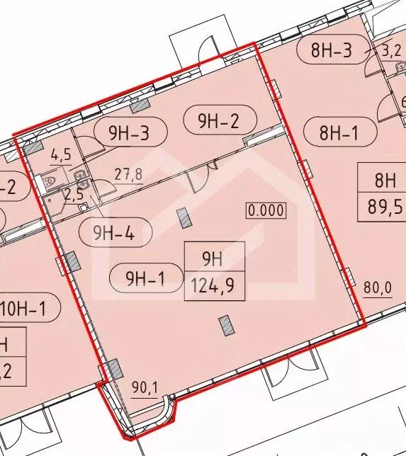 Торговая площадь в Москва Марк жилой комплекс, к2 (125 м) - Фото 2