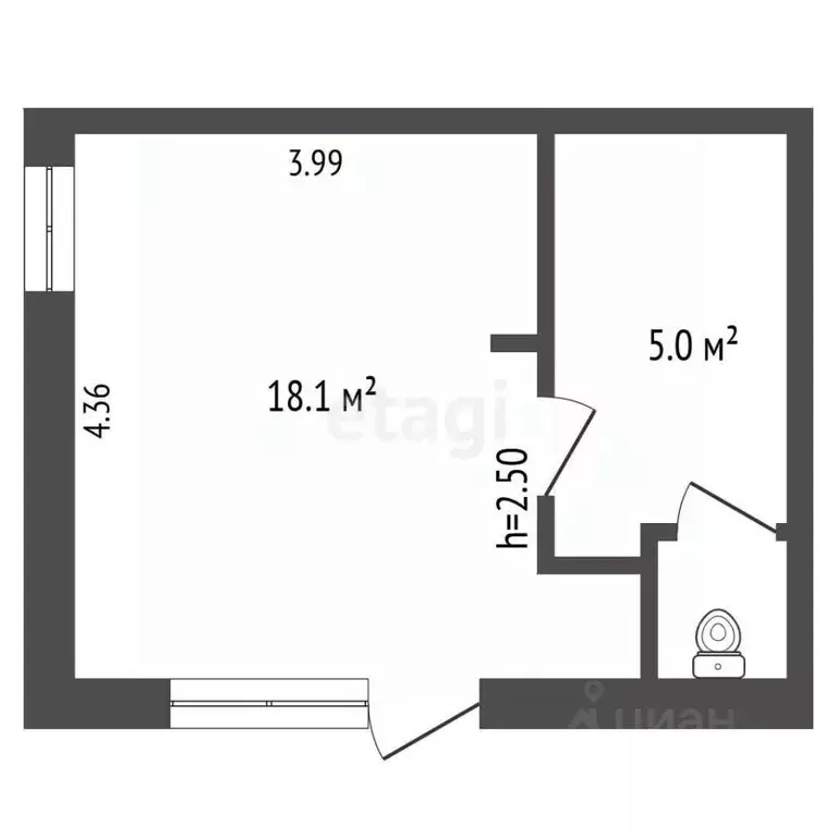 Офис в Томская область, Томск Промышленный пер., 9А (24 м) - Фото 2