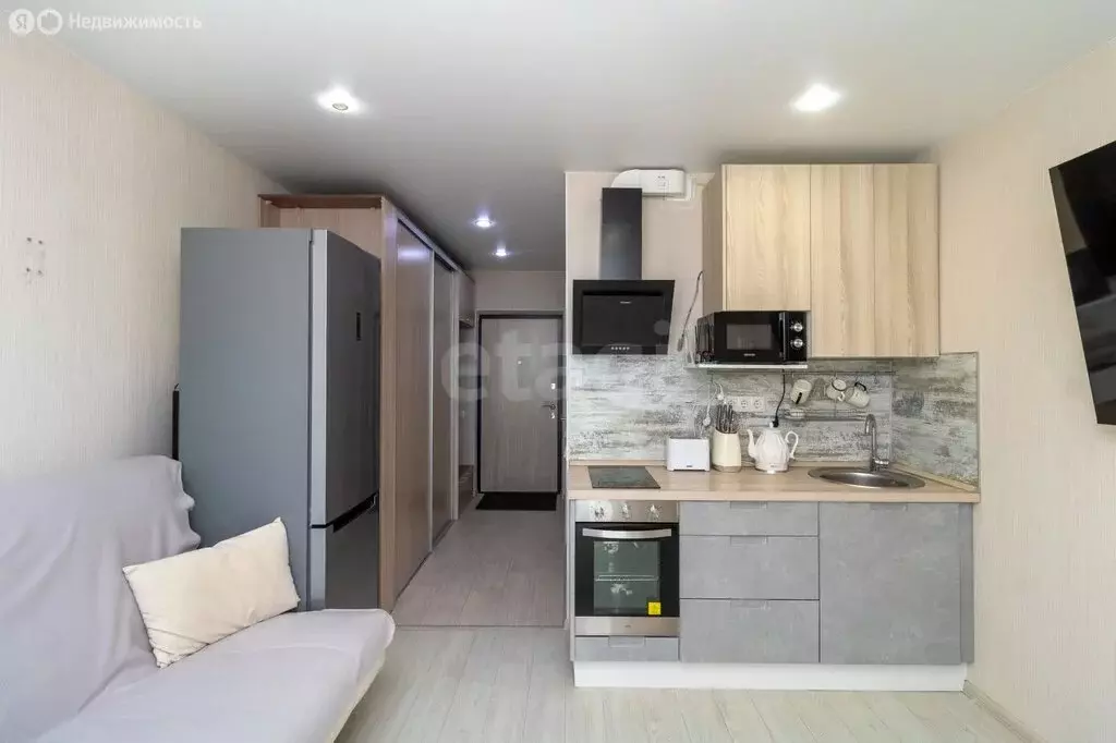 Квартира-студия: Тюмень, Велижанская улица, 66к1 (20 м) - Фото 2