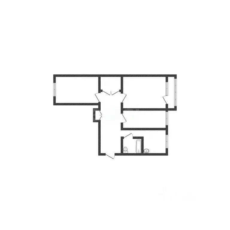 3-к кв. Алтайский край, Бийск ул. Декабристов, 4 (60.1 м) - Фото 1