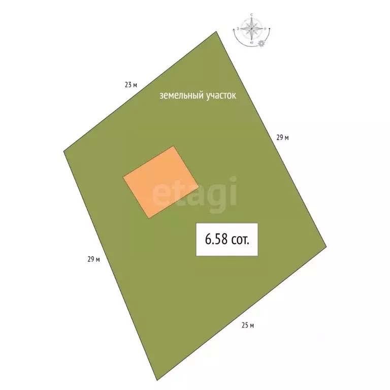 Участок в Новосибирская область, Бердск Ива СНТ, ул. 16-я, 4 (6.58 ... - Фото 1