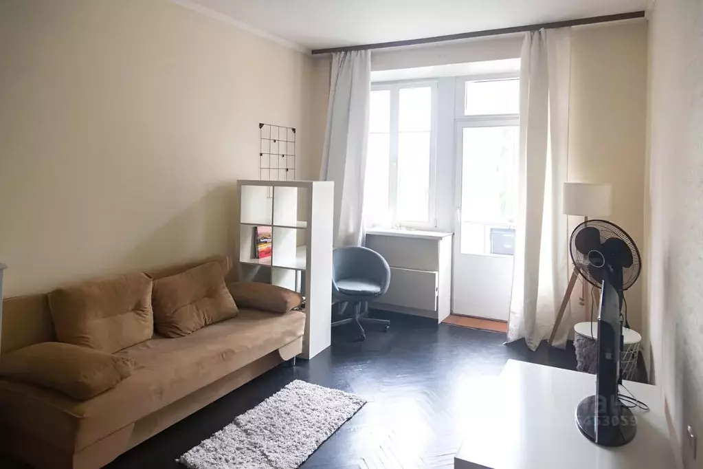 2-к кв. Москва ул. Хамовнический Вал, 24 (56.0 м) - Фото 1