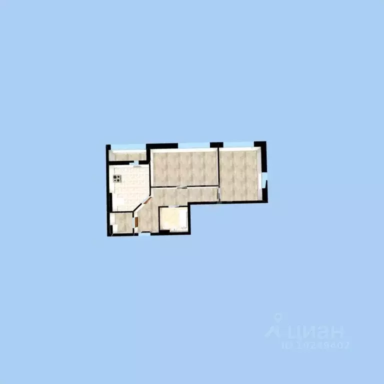 2-к кв. Башкортостан, Уфа Коммунистическая ул., 15 (62.0 м) - Фото 1