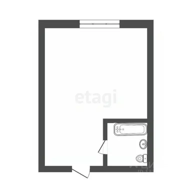 1-к кв. Томская область, Томск ул. Усова, 25Б (14.0 м) - Фото 2