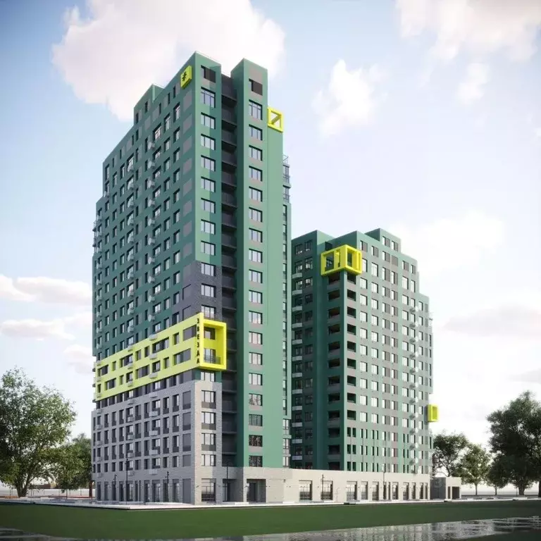 1-к кв. Тюменская область, Тюмень ДОК мкр, ул. Рылеева, 31 (38.01 м) - Фото 0