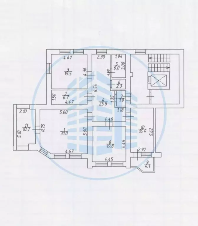 3-к кв. Ставропольский край, Ессентуки Новопятигорская ул., 8 (136.8 ... - Фото 1