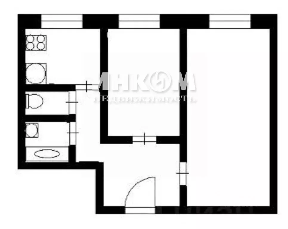 2-к кв. Москва ул. Молостовых, 14К1 (44.3 м) - Фото 2