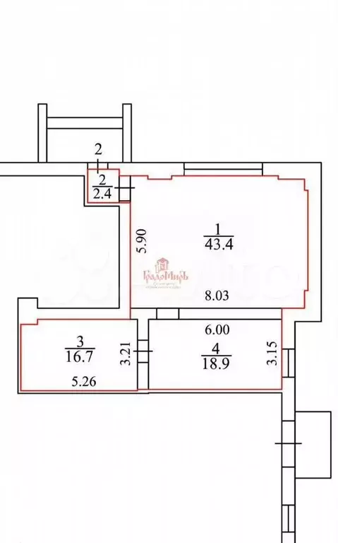 Продам помещение свободного назначения, 81.4 м - Фото 0