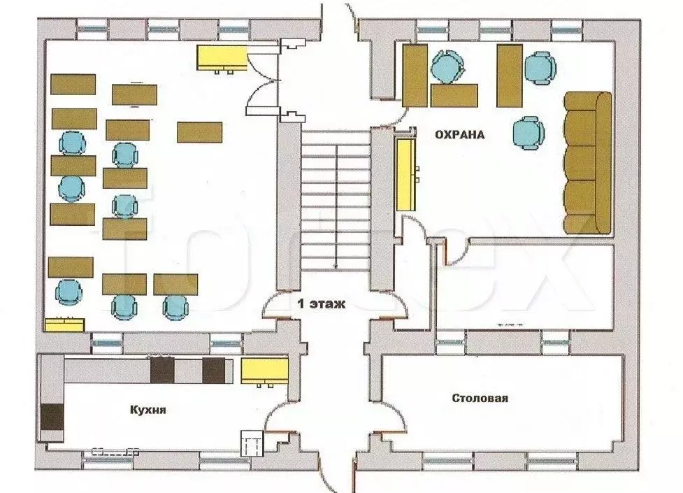 Офис в Москва Новолесная ул., 3С1 (670 м) - Фото 1