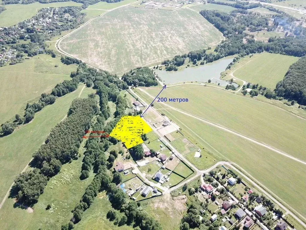 Участок в Московская область, Домодедово городской округ, д. Данилово  ... - Фото 1