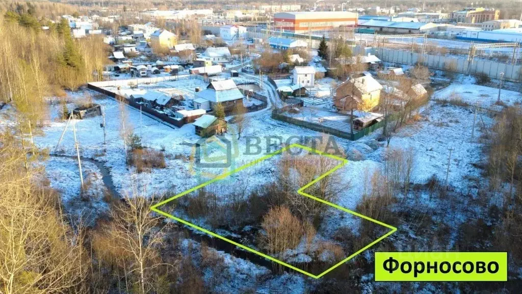 Участок в Ленинградская область, Тосненский район, Форносовское ... - Фото 2