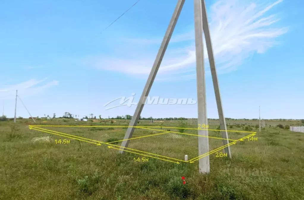 Участок в Крым, Симферопольский район, с. Мирное ул. Белова (4.0 сот.) - Фото 2