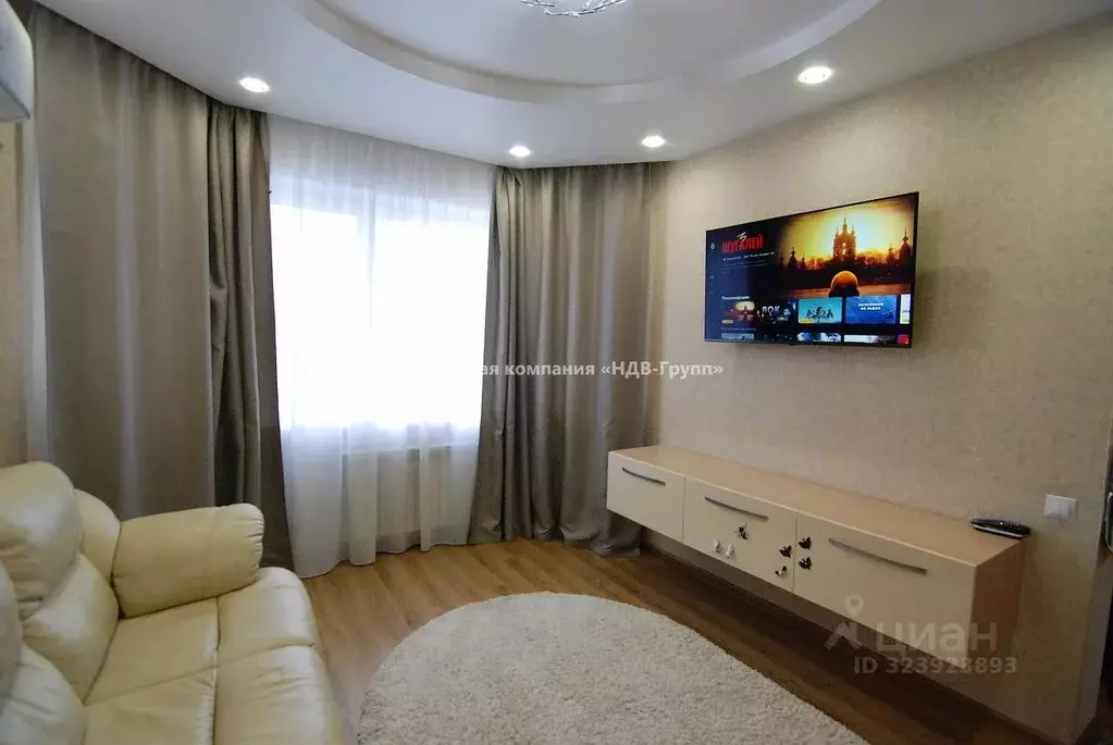 1-к кв. Хабаровский край, Хабаровск ул. Джамбула, 27/1 (41.5 м) - Фото 1