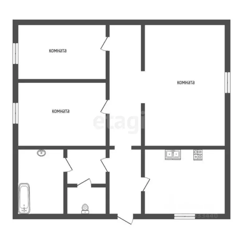 Дом в Тюменская область, с. Упорово ул. Чивилева, 41 (120 м) - Фото 2