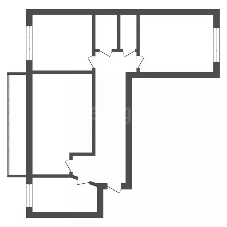 3-к кв. Амурская область, Благовещенск ул. Горького, 235 (69.2 м) - Фото 2