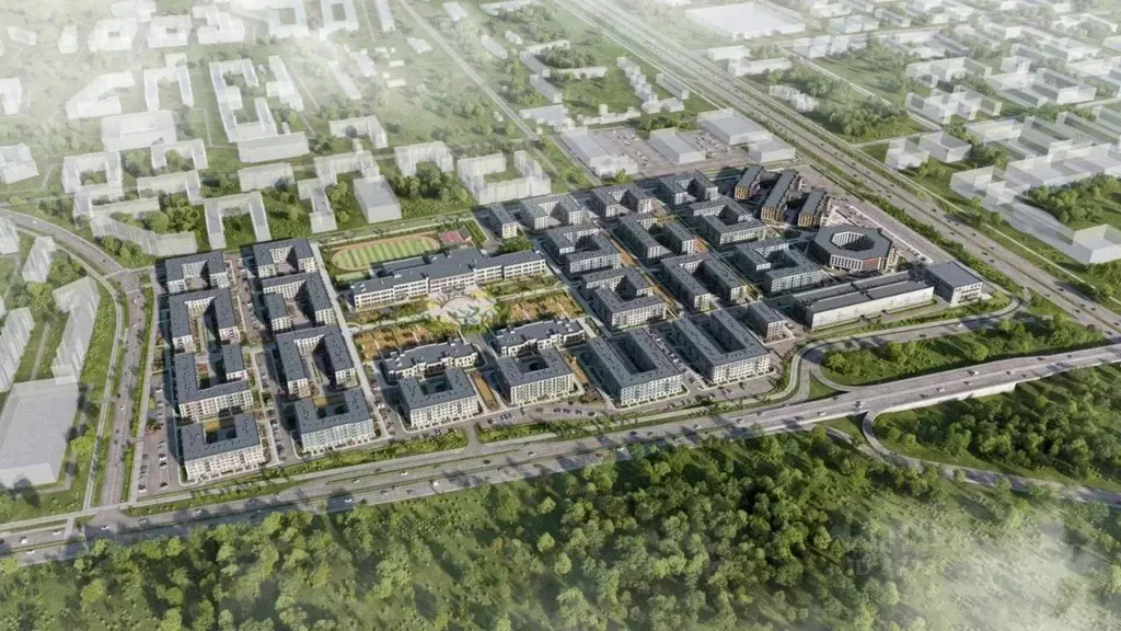 Студия Санкт-Петербург Плюс Пулковский жилой комплекс (23.4 м) - Фото 2