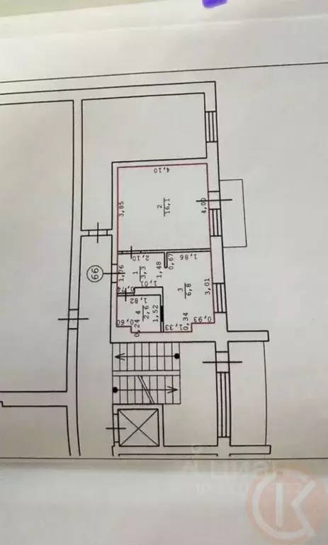 1-к кв. Крым, Евпатория ул. Чапаева, 83 (28.8 м) - Фото 2