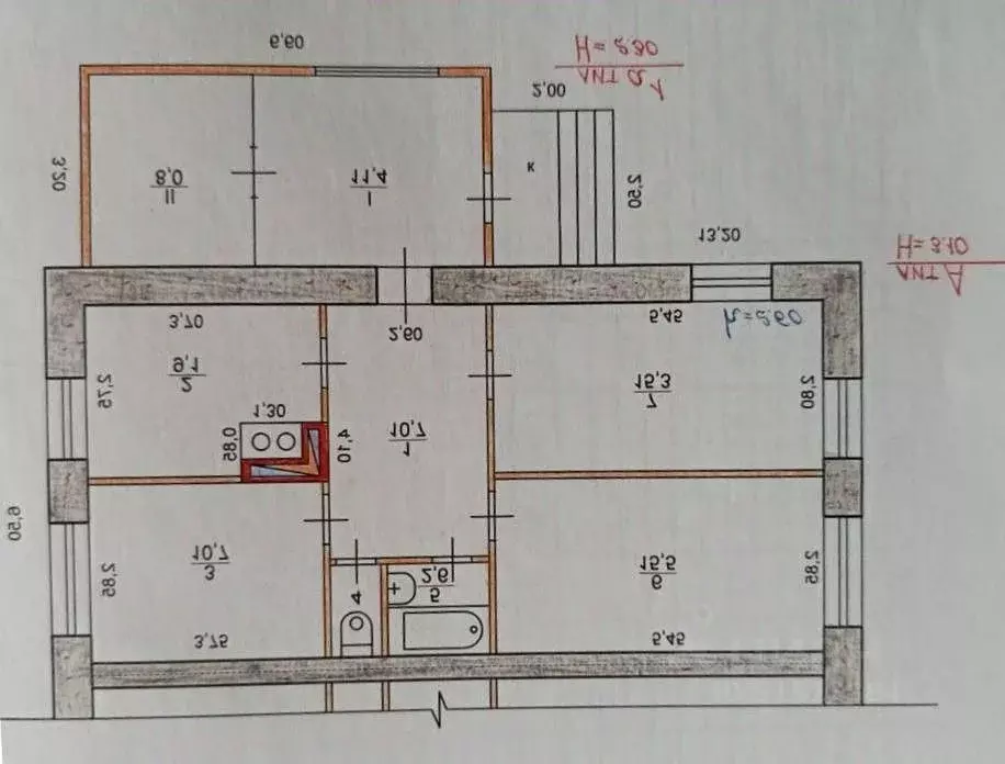 Дом в Амурская область, Серышево пгт ул. Трудовая, 56/10 (87 м) - Фото 2