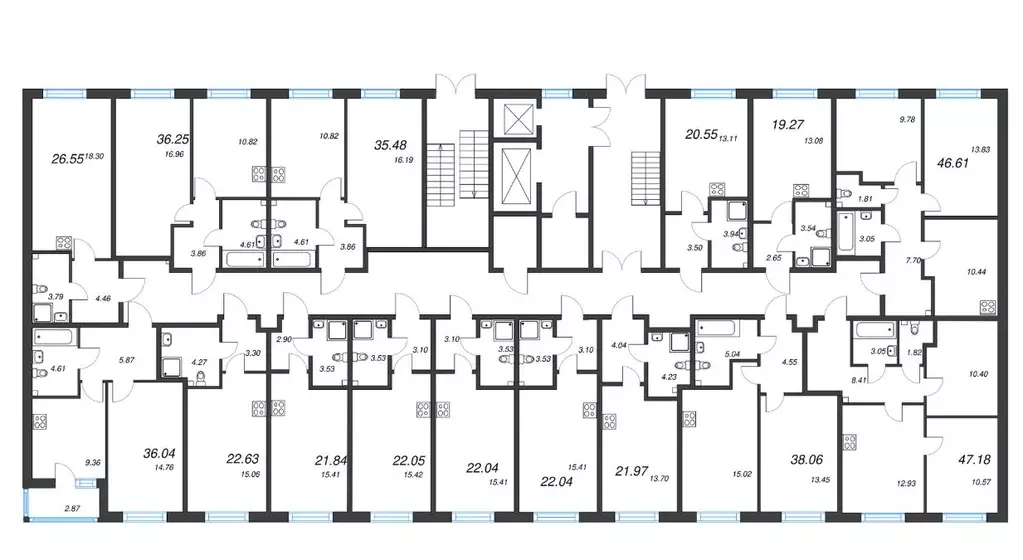 2-к кв. Ленинградская область, Всеволожский район, Заневское городское ... - Фото 2