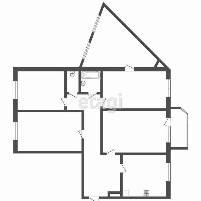 4-комнатная квартира: Тюмень, улица Домостроителей, 26 (115.9 м) - Фото 0