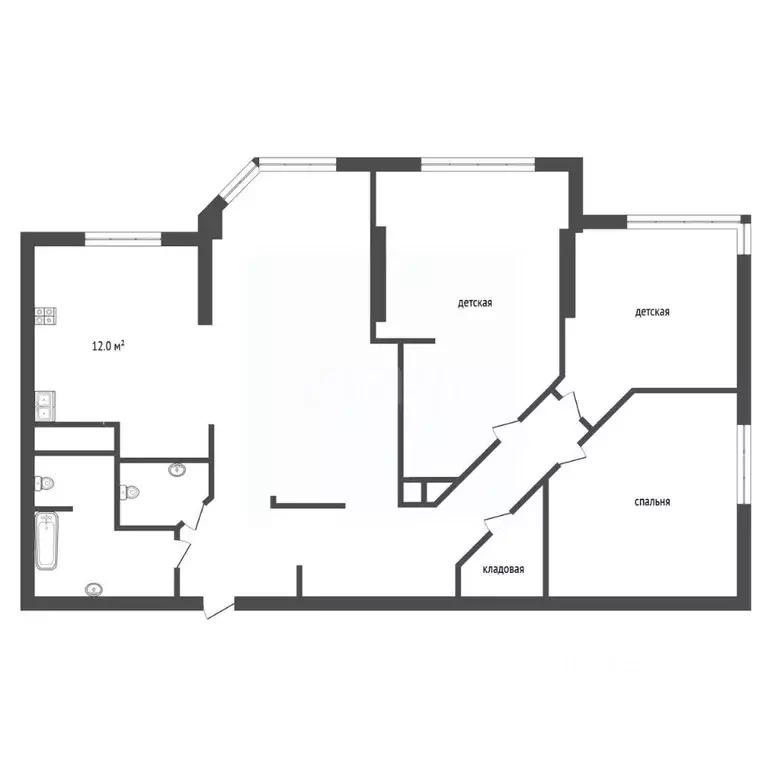 3-к кв. Московская область, Реутов Носовихинское ш., 25 (100.0 м) - Фото 2