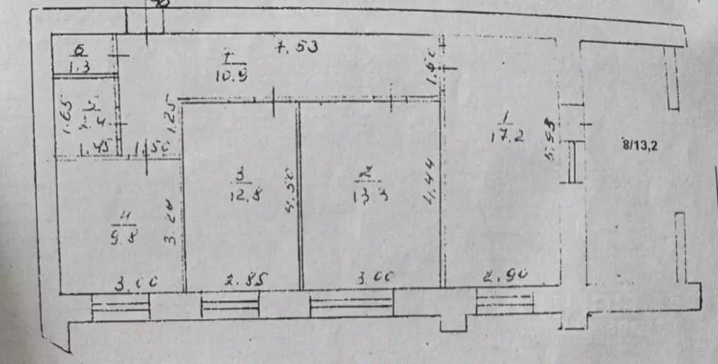 3-к кв. Башкортостан, Уфа ул. Менделеева, 136/1 (68.0 м) - Фото 2