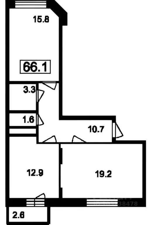 2-к кв. Московская область, Мытищи Осташковское ш., 22к2 (64.0 м) - Фото 1