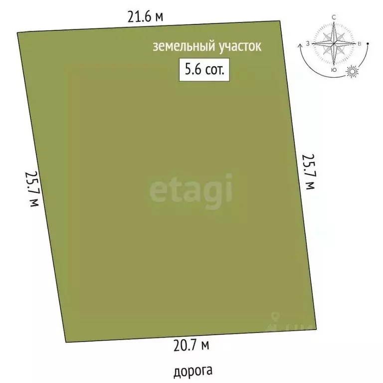 Участок в Самарская область, Волжский район, Черноречье с/пос, Надежда ... - Фото 1